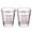 Red, variant on BCnmviku Shot Glasses Measuring cup Espresso Shot Glass Liquid Heavy Glass Wine Glass 2 Pack 26-Incremental Measurement 1oz, 6 Tsp, 2 Tbs, 30ml (2pack black)