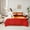 Red, variant on Castle Fairy Boys Girls Gold Polka Dots Bedding Comforter Set 7-Piece,Abstract Wide Stripes King Bedding Sets,Gradient Luxury Geometric Ultra Soft Bed Sheets,Super Cozy Room Decor,Reversible