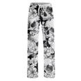 thumbnail image 5 of QWKLEAJ Halloween Pajama Pants Women Loose Fit Elastic Waist Lounge Sleepwear Holiday Party Casual Long Trousers Novelty Print Bottoms Comfy Home Wear Festive Themed Cozy Legging Style, 5 of 5