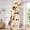 Beige, variant on Globlazer 70" Cat Tree for Large Cats, Heavy Duty Multi-Level Cat Tree Tower with Extra Large Perch, Tall Cat Condo with 2 Condos, 2 Hammocks, Sisal Scratching Posts and Ramps, S70G, Dark Grey