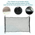 thumbnail image 4 of Unique Bargains Dog Car Net Barrier Pet Barrier Car Net for SUV Pickup Small Car Black 47.24"x27.56", 4 of 7