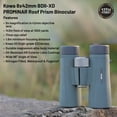 thumbnail image 4 of Kowa BD II XD 8x42mm PROMINAR Roof Prism Binocular with Waith Harness Webbing Strap, Waith Compact Keychain Flashlight, Nikon Lens Pen Cleaning System and Waith Cleaning Cloth (Essential Bundle), 4 of 7