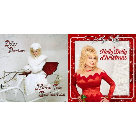 Home For Christmas (140G) & Holly Dolly Christmas (Opaque Red LP Vinyl)