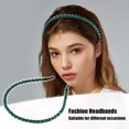 thumbnail image 2 of Diadema de Imitación Diamante Unique Bargains para mujeres verde 0.24 Pulgadas, 2 of 7
