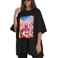 thumbnail image 4 of Plus Size Shirt for Women Black Tops for Women Short Sleeves Shirt for Women Easter T Shirt Crewneck Shirt for Women XL, 4 of 5