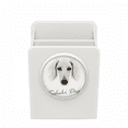 thumbnail image 1 of Long Face White Saluki Dog Pet Animal Desk Pencil Holder Cup Pen Organizer, 1 of 4