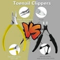 thumbnail image 2 of Less Steel Clippers For Thick Ngrown Toes, With Silic , Yellow, 2 of 5