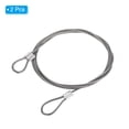 thumbnail image 3 of Unique Bargains Stainless Steel Cable, 2 Pack PVC Coated 5/64' Wire Rope for Deck Railing 3.3ft, 3 of 4