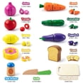 thumbnail image 3 of Set de cocina Pretend Play Juboury con utensilios de cocina de acero inoxidable, 3 of 7