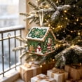 thumbnail image 5 of 3D Diamond Paintings 5.7IN Christmas 2026 House Ornament Kits | Wooden Pearl Art Set DIY Holiday Ornaments, Handmade Xmas Tree Decorations Home Crafts Gifts 2026 Christmas, 5 of 8