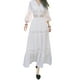 thumbnail image 4 of Vestido de verano para mujer, vestido largo holgado y ahuecado de hadas para viajes, vacaciones, playa, 4 of 9