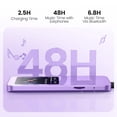thumbnail image 3 of Reproductor MP3 AGPTEK A09X 32GB Bluetooth 5.3 con altavoz morado, 3 of 8