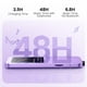 thumbnail image 3 of Reproductor MP3 AGPTEK A09X 32GB Bluetooth 5.3 con altavoz morado, 3 of 8