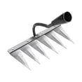 thumbnail image 1 of TFixol High-Carbon Steel Multi-Tine Garden Rake for Soil Loosening, Leaf Raking, and Grass Clearing - Durable and Versatile Tool with Reinforced Welding (Handle Not Included), 1 of 5