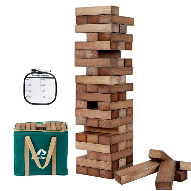 Juego de mesa Apudarmis Giant Tumble Tower 54 piezas Pine