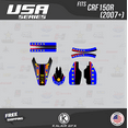 thumbnail image 4 of Kalair GFX Graphics Kit for Honda CRF150R (2007-2023) Usa Series, 4 of 5