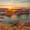 Gunsight Sunrise, variant on Elephant Stock Arizona Wall Art - Horizontal Multi Panel Canvas - Living Room Wall Decor - Places Multi Panel - Orange And Brown Decor - 30" x 18"