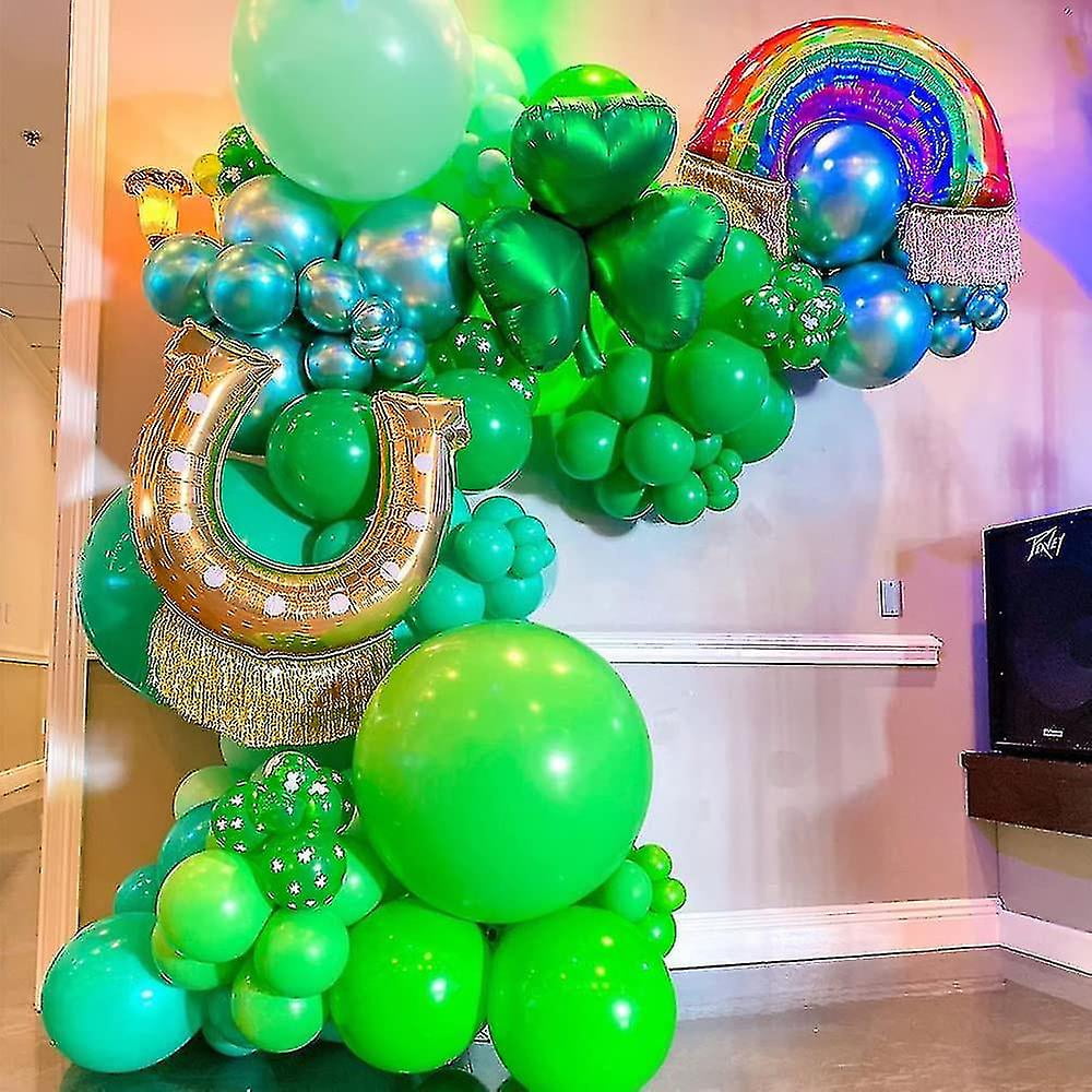 St Patricks Day Juego De Globos De Decoración Del Día De San Patricio, 9  Globos De Aluminio De Mylar Con Sombrero Verde Trébol De La Suerte Para El  Día De San Patricio,, image size:1000x1000