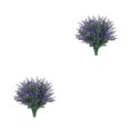 thumbnail image 2 of Billuyoard 8 piezas de flores artificiales hipoalergénicas para decoración del hogar y apariencia realista, color morado inodoro. Púrpura 2piezas, 2 of 6
