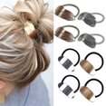 thumbnail image 1 of 8 bandas elásticas de metal para el pelo para mujeres y niñas, lazos de metal dorado para el pelo, accesorios para el pelo, diadema de goma elástica, envoltura para el pelo de aleación, 1 of 5