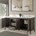 thumbnail image 2 of Vanity Art 72” Double Sink Bathroom Vanity Cabinet with Engineered Marble Countertop, 2 of 11