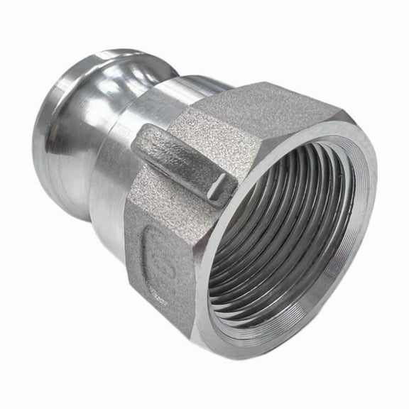 POWER PRODUCTS Aluminum Type A Cam and Groove Couplings / 1-Inch Quick Connect & Disconnect Fittings/Hose Camlock Fittings-1" Male Camlock Adapter x 1" Female NPT Thread (1")
