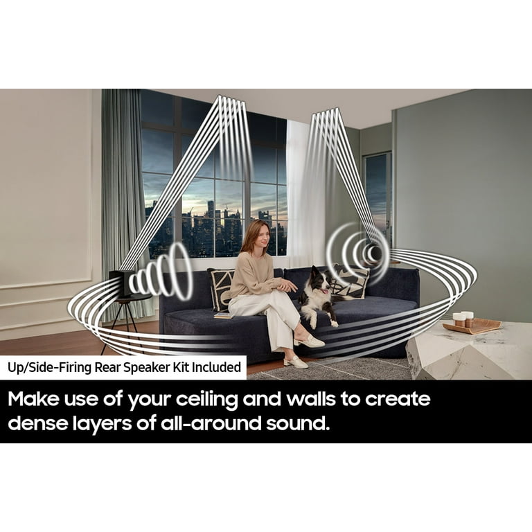 SAMSUNG Q Series 11.1.4ch Wireless Dolby Atmos Soundbar Rear