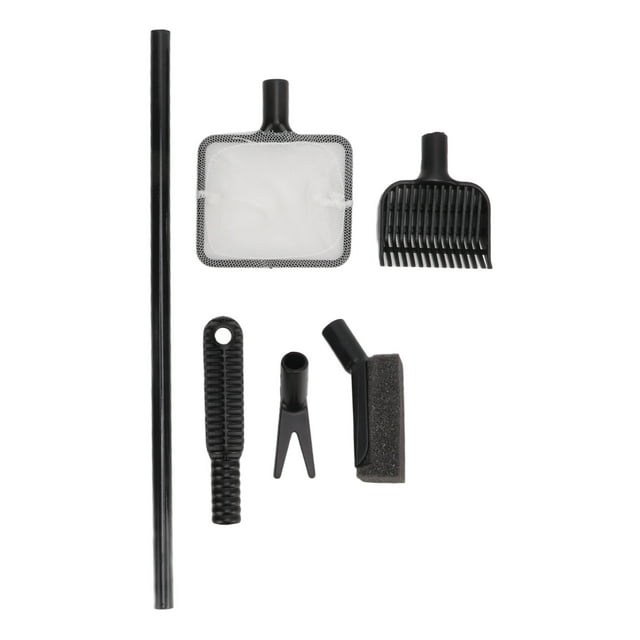 Fish Cleaning Scraper, Long Handle Aquarium Cleaning Kit For Mini Glass