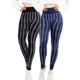 thumbnail image 1 of Pack de 2 Leggings Casuales de Mujer Unitalla de Yoga para Dama y Cintura Alta Pantalones Ajustados con Control de Abdomen no transparentan, 1 of 5