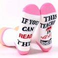 thumbnail image 3 of Cat Lovers Novelty Socks,Feet letter jacquard casual sports socks， Cool Cat Gifts for International Cat Day, Birthday, Christmas, Easter, Valentine’s Day, etc., 3 of 10
