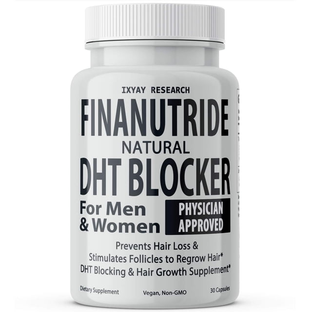 Cápsulas para el crecimiento del cabello Finanutride Natural DHT Blocker