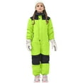 thumbnail image 2 of Aboser Kids Snow Suit Boys and Girls Winter Snowboarding Ski Suits Thermal Lined Waterproof Snowsuits Unisex Children One Piece Coveralls, 2 of 8