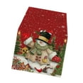 thumbnail image 4 of Tnarru Christmas Table Runner Cover Cloth Xmas Dining Tablecloth Decoration Home Party Snowman, 4 of 8