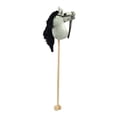thumbnail image 4 of Caballo de peluche con ruedas, relincha y galopa, 31,5 pulgadas, divertido juego de simulación con ruedas para niños, niñas y niños. Gris claro, 4 of 8