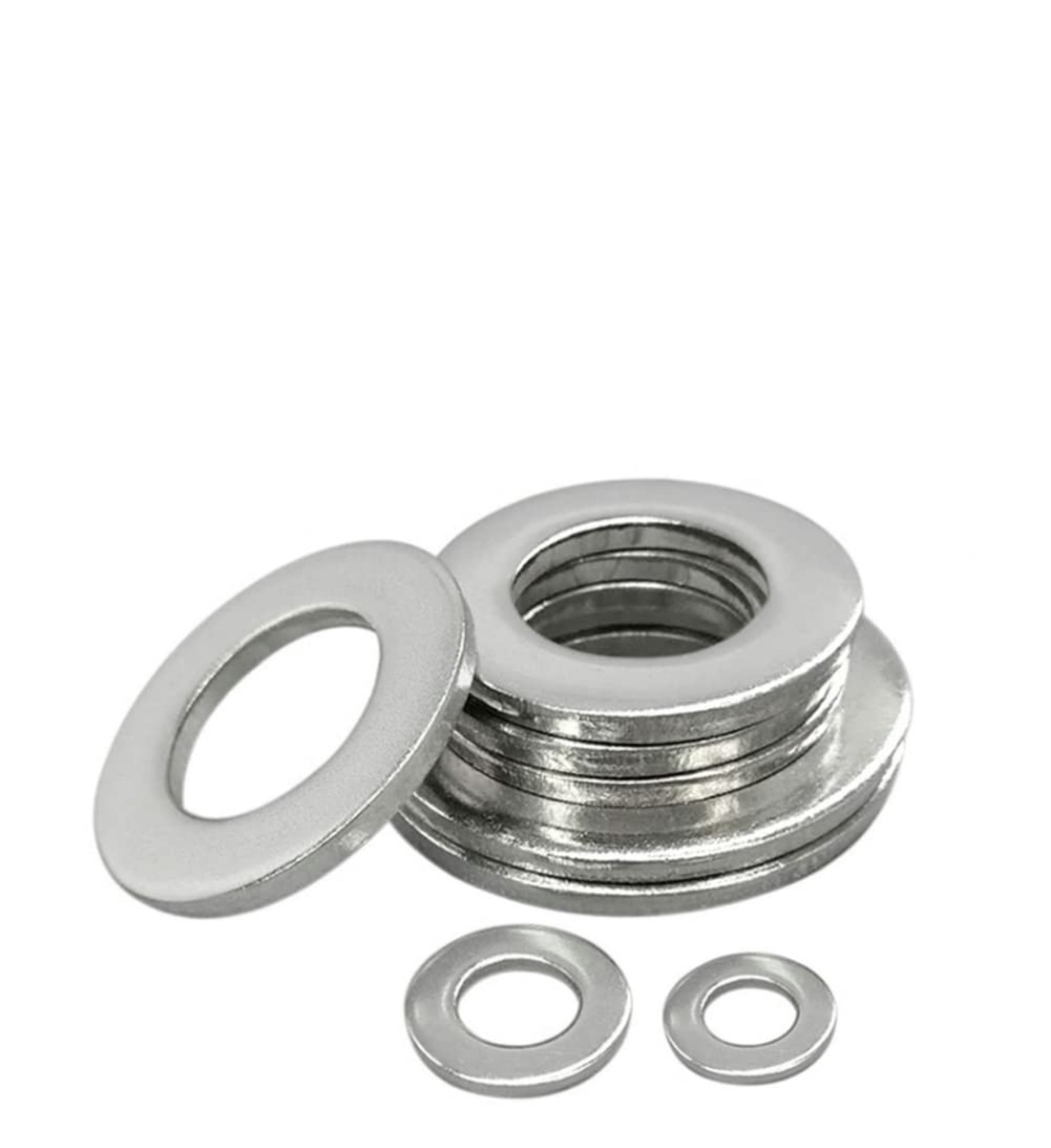Galvanized Flat Washers for Bolt Screw Mounting Metal Washers 3x8x1mm (500g).