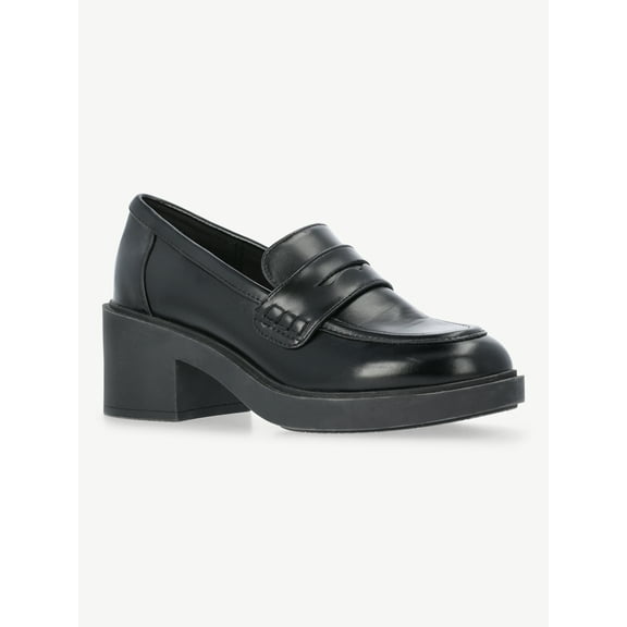 No Boundaries Women's Zip Lug Loafers