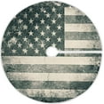 thumbnail image 1 of FMSHPON American Flag Tree Skirt Independence Day Xmas Christmas Tree Skirt Stand Mat for Holiday Party Decoration Indoor Outdoor 48 inches, 1 of 6
