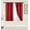Burgundy Red, variant on Gorgeous Home Linen Set of 2 Panels Noa Blackout Thermal Lined Window Curtain Drapes With Grommets For Bedroom Dark Red Color 63" length