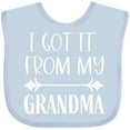 thumbnail image 3 of Inktastic I Got It from My Grandma Boys or Girls Baby Bib, 3 of 4