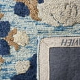 thumbnail image 3 of SAFAVIEH Blossom Naomh Geometric Wool Area Rug, Blue/Multi, 5' x 8', 3 of 4