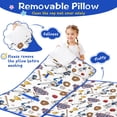 thumbnail image 3 of White Baseball Fun Club Pattern Toddler Nap Mats for Kids Preschool,Sleeping Mat Bag or Kids,Toddler Sleeping Bag,Toddler Nap Mat or Daycare, 3 of 6