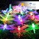thumbnail image 2 of Guirnalda de luces solares Dragonfly para exteriores, 20,8 pies, 30 luces LED impermeables con energía solar, 8 modos de luces decorativas para patio, jardín, valla, boda, fiesta de Navidad,, 2 of 8