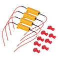 thumbnail image 1 of CTIRCHIU Led Indicator Load Resistor 4pcs/Kit 50w 6ω Resistor Turn Signal Flash Rate Reducer Metal Base, 1 of 4