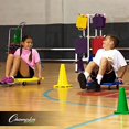 thumbnail image 4 of Champion Sports Square 16 Inch Elementary School PE Gym Class Wood Scooter Board, 4 of 6