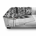 thumbnail image 3 of Black and White Soft Flannel Fleece Blanket, Girl Shopping in Times Square New York at Night Cityscape Urban Sketch, Cozy Plush for Indoor and Outdoor Use, 70" x 90", Black and White, by Ambesonne, 3 of 6