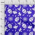 thumbnail image 2 of oneOone Cotton Flex Lapis Blue Fabric Halloween Sewing Fabric By The Yard Printed Diy Clothing Sewing Supplies 40 Inch Wide, 2 of 4