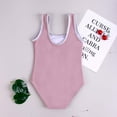 thumbnail image 5 of uublik Toddler Swimsuit Summer One-piece Swimsuit Love pattern Cute Swimsuit Pink, Sizes 1T-6T, 5 of 5