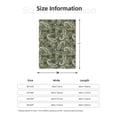 thumbnail image 4 of Throw Blanket for Couch Sofa and Bed, Paisley Pattern No.90100 Super Soft Plush Throw Blanket, Fuzzy Cuteness Comfy Warm Washable Flannel Blanket & Throws for All Season 50"x40", 4 of 5