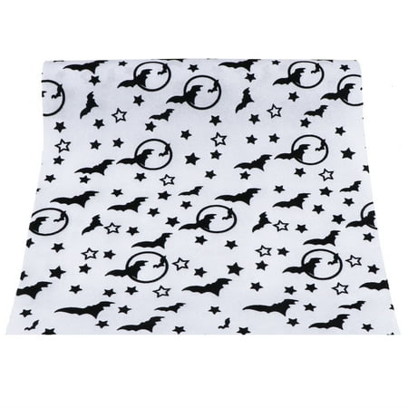

Hemoton 1pc Halloween Theme Design Tablecloth Decorative Table Runner for Party