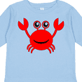 thumbnail image 4 of Inktastic Cute Red Crab Boys or Girls Long Sleeve Toddler T-Shirt, 4 of 5